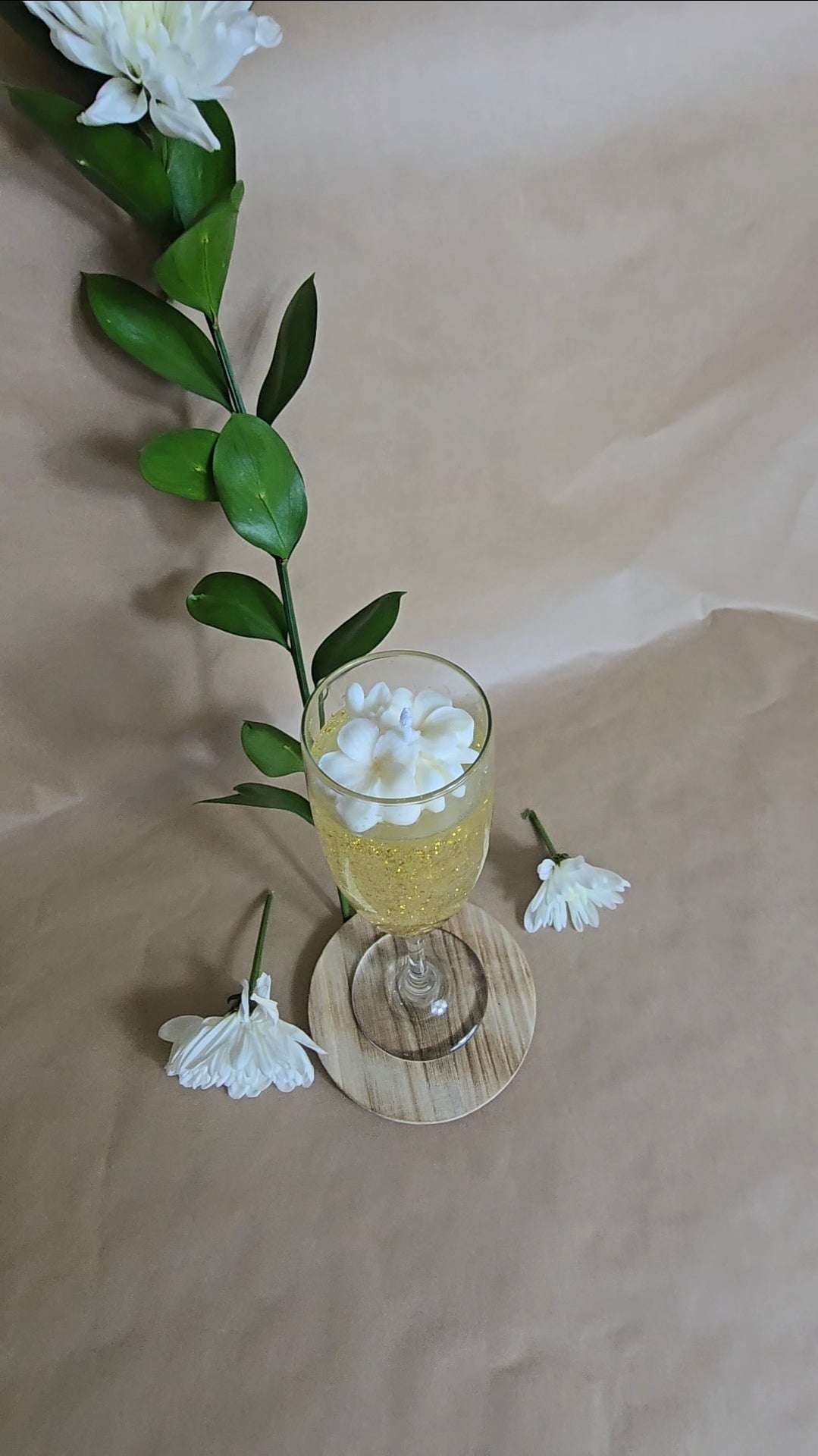 vela copa de champan